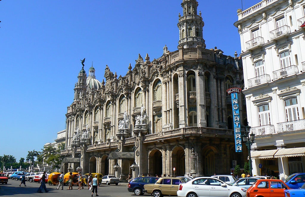 Hotel Inglaterra in Havana, Cuba. 