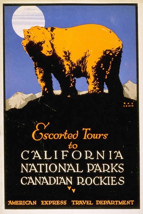California, National Parks, 1915-1916