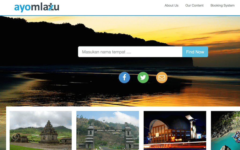 Ayomlaku is a tours and activities booking platform for Indonesia.