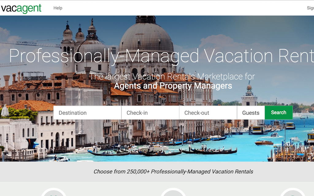 VacAgent is a business-to-business vacation rentals marketplace for travel agents and property managers.