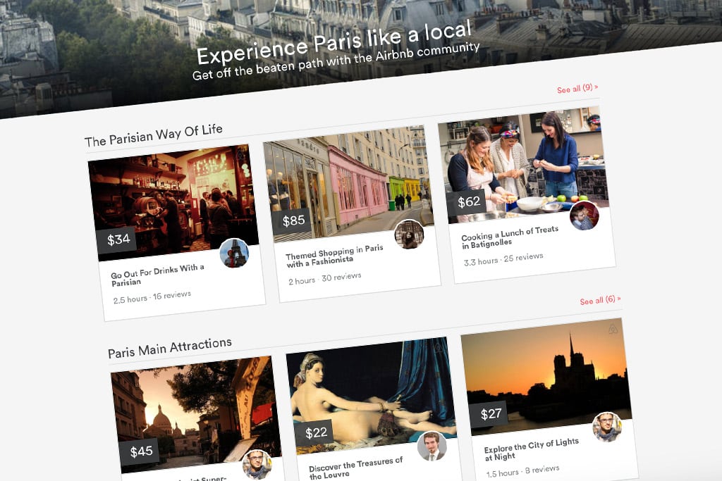 Even though big brand hotels typically aren't located in local neighborhoods, they should promote local events and experiences like Airbnb hosts do.