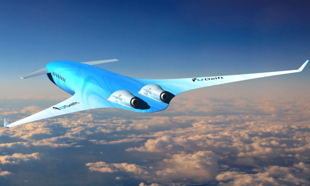 The AHEAD concept for its blended wing aircraft.