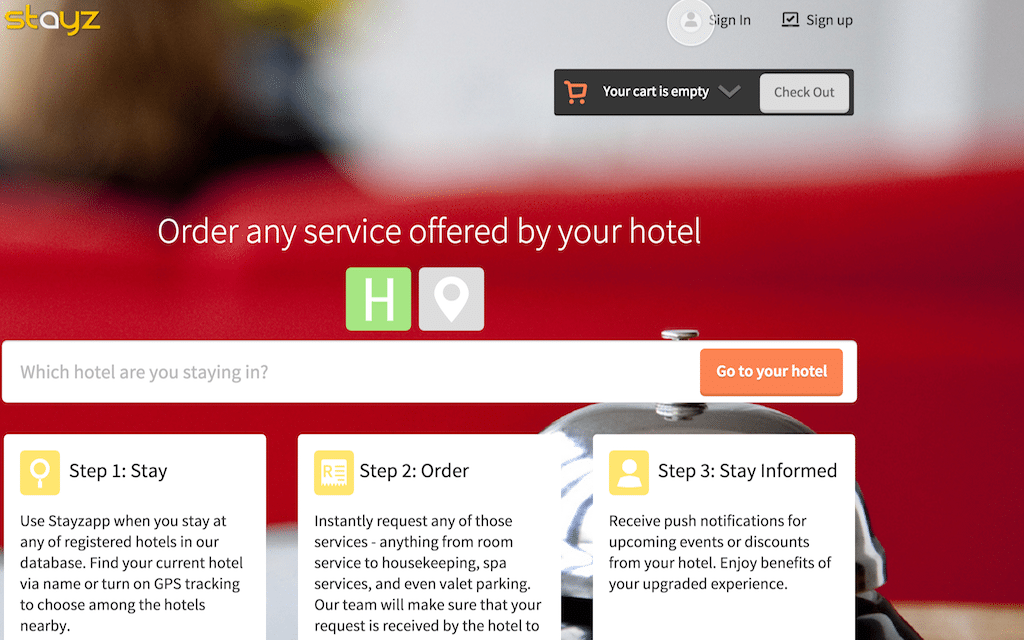 Stayzapp is the multi-hotel mobile guest experience platform that hotel guests can use to order any service offered by their hotel. 