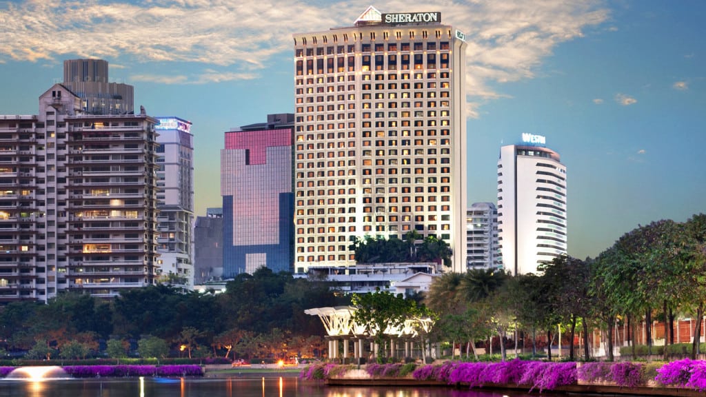 What will happen to Starwood's Sheraton brand with the Marriott acquisition? Pictured here is the Sheraton Grand Sukhumvit, one of 10 recently re-designated Sheraton Grand Hotels. 
