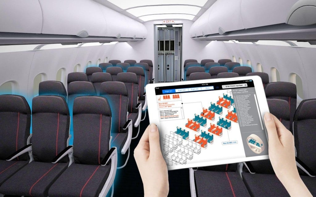 The Smart Seat Wireless Actuator App would help airlines adjust seat pitch to fit passengers, both tall and not so tall.