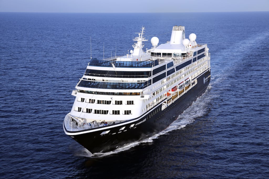 The Azamara Journey at sea. This week's New Luxury newsletters features an interview with the line's CEO. 