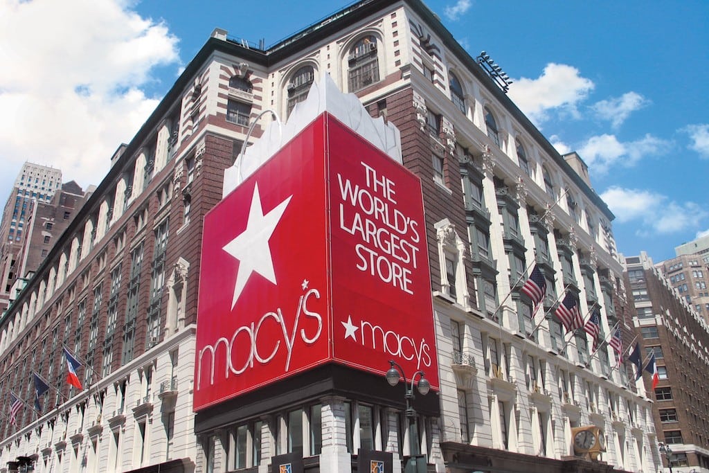 The Macy's Herald Square in New York City is traditionally a magnet for foreign shoppers. 