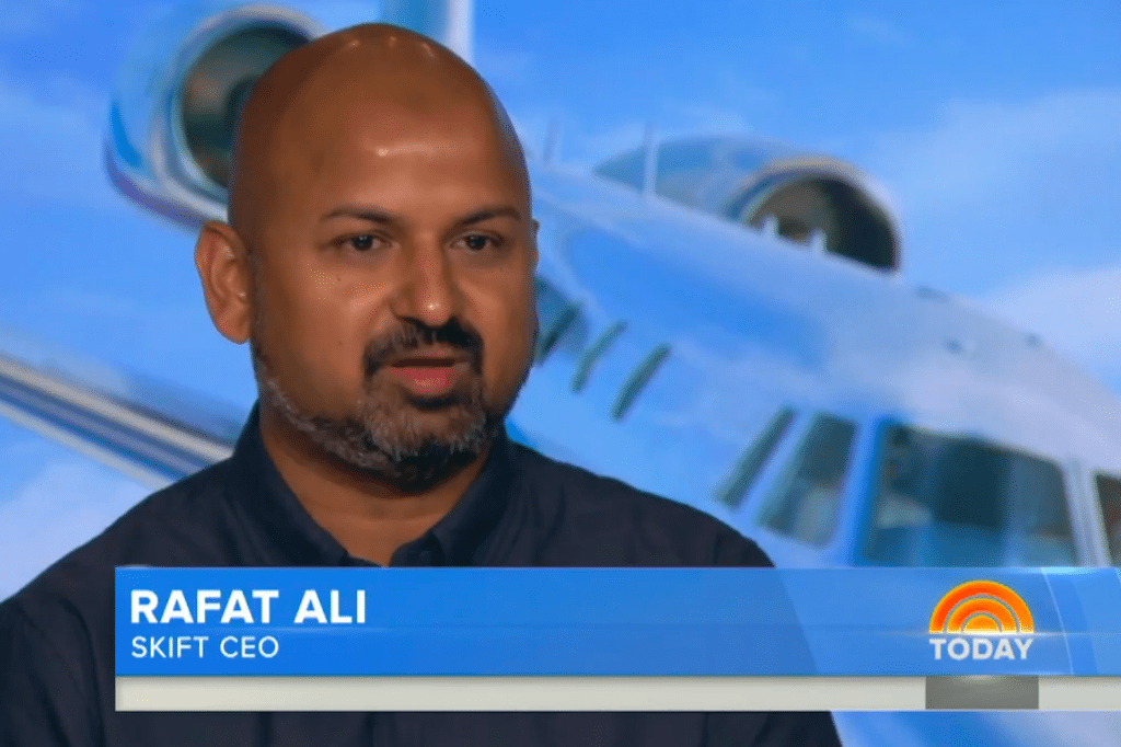 Skift co-founder and CEO Rafat Ali talks about airlines' hate-selling tactics on the NBC Today show August 18, 2015.