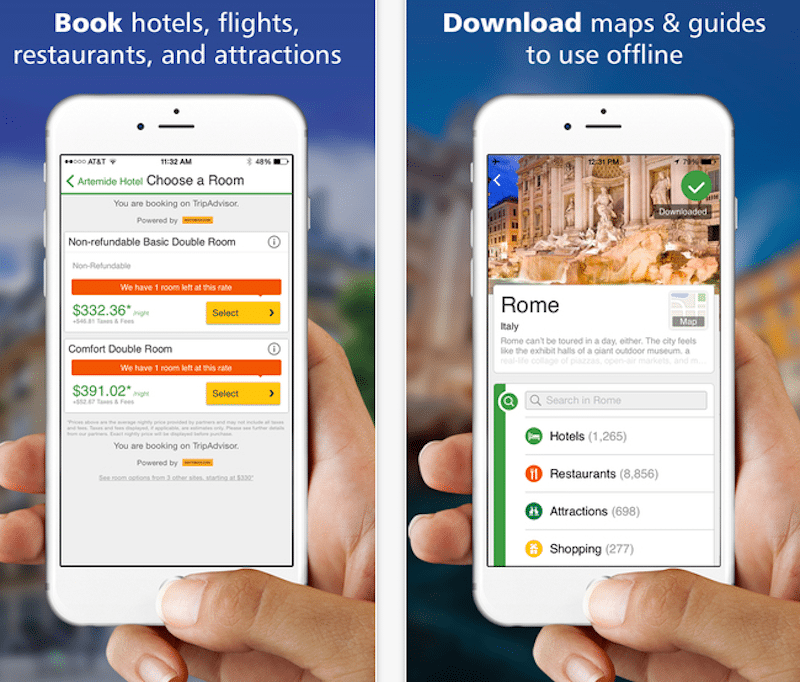TripAdvisor is shutting down its City Guides app but those guides and maps can now be accessed in TripAdvisor's main app, which is becoming increasingly comprehensive.