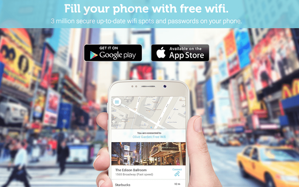 Instabridge shows travelers where there are free Wi-Fi hotspots in their destinations.