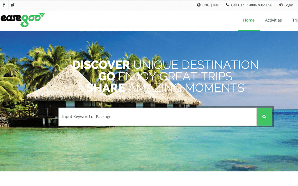Easygoo is an online marketplace for tours and activities.