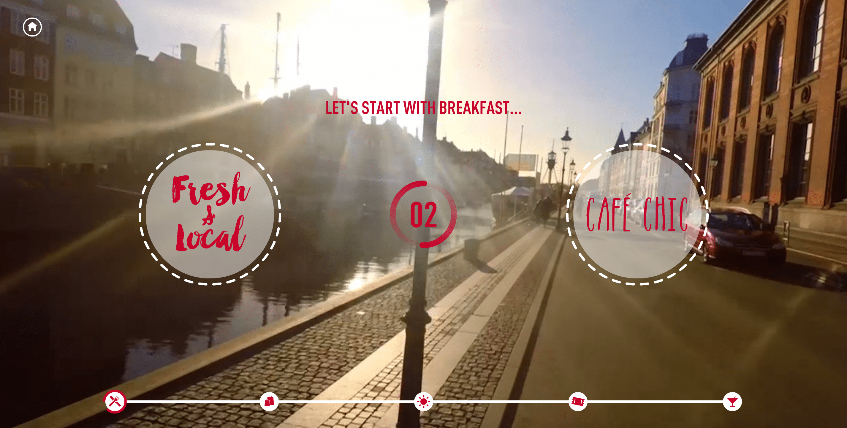 Watch how your perfect day in Copenhagen plays out. 