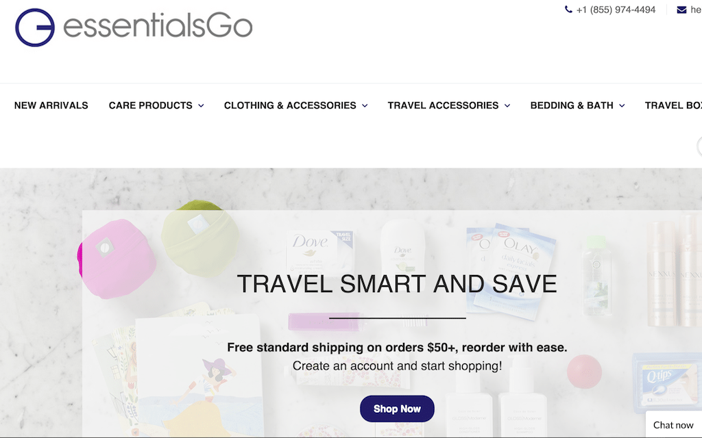 EssentialsGo is a concierge marketplace for travelers and hosts needing national brands and luxury products expedited quickly and easily to their destinations.