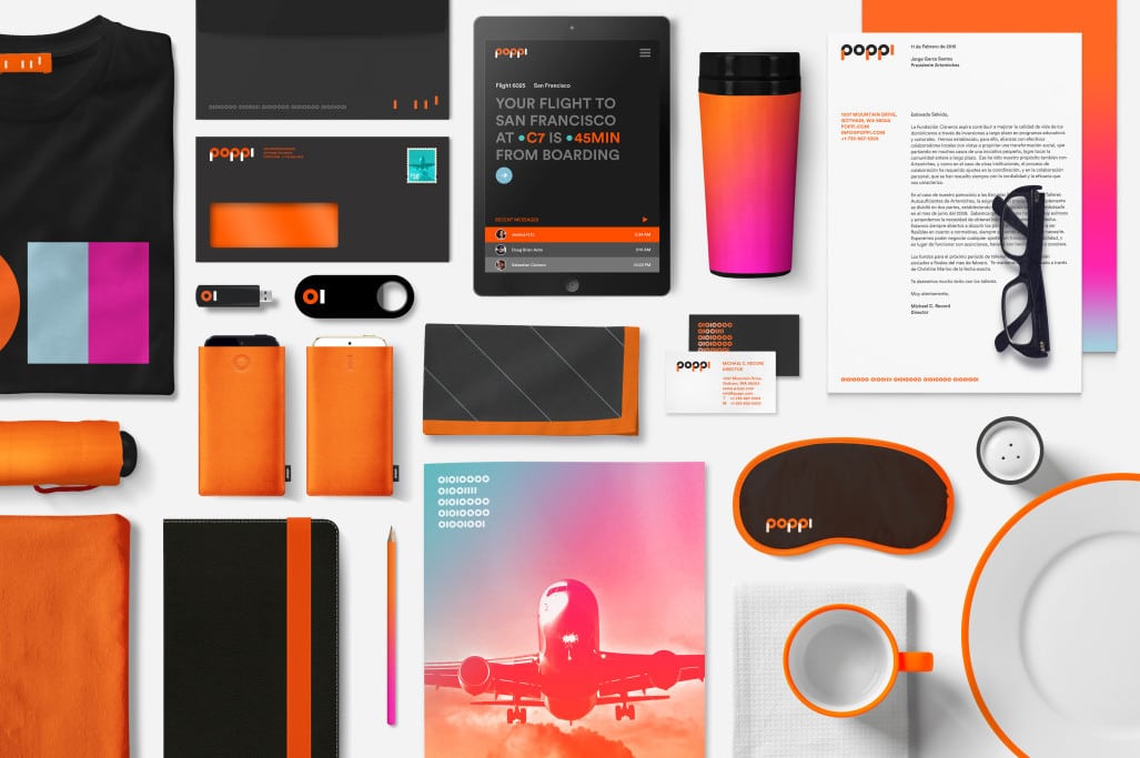 Concept airline Poppi offers passengers covetable, collectible brand artefacts they want to enjoy off the plane. 