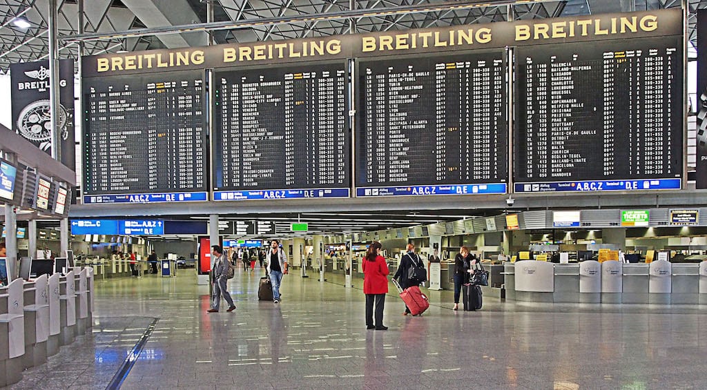 Terminal 1 at Frankfurt Airport.