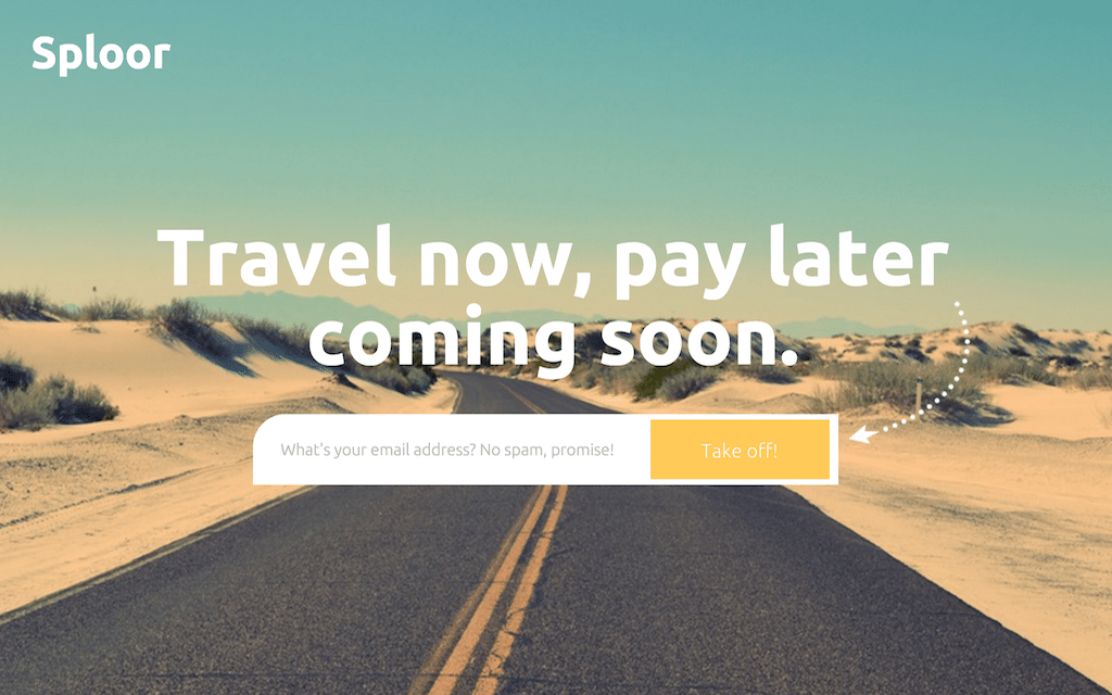 Sploor will help travelers pay for their trip over time.