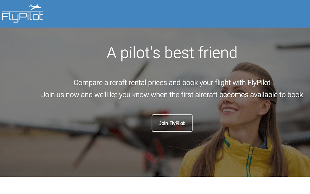 FlyPilot lets travelers rent aircraft and compare prices.