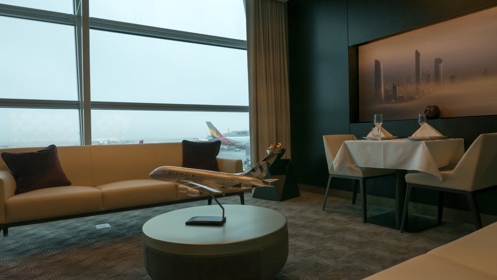 The private Residence by Etihad suite at the airline's JFK Airport lounge in New York.