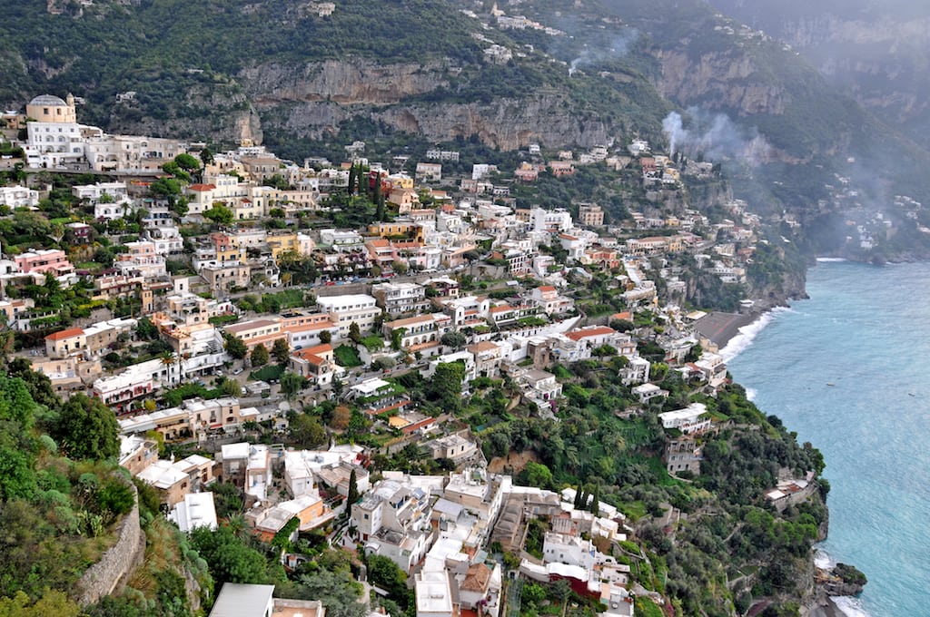 The village of Positano on Italy's Amalfi Coast in 2010.