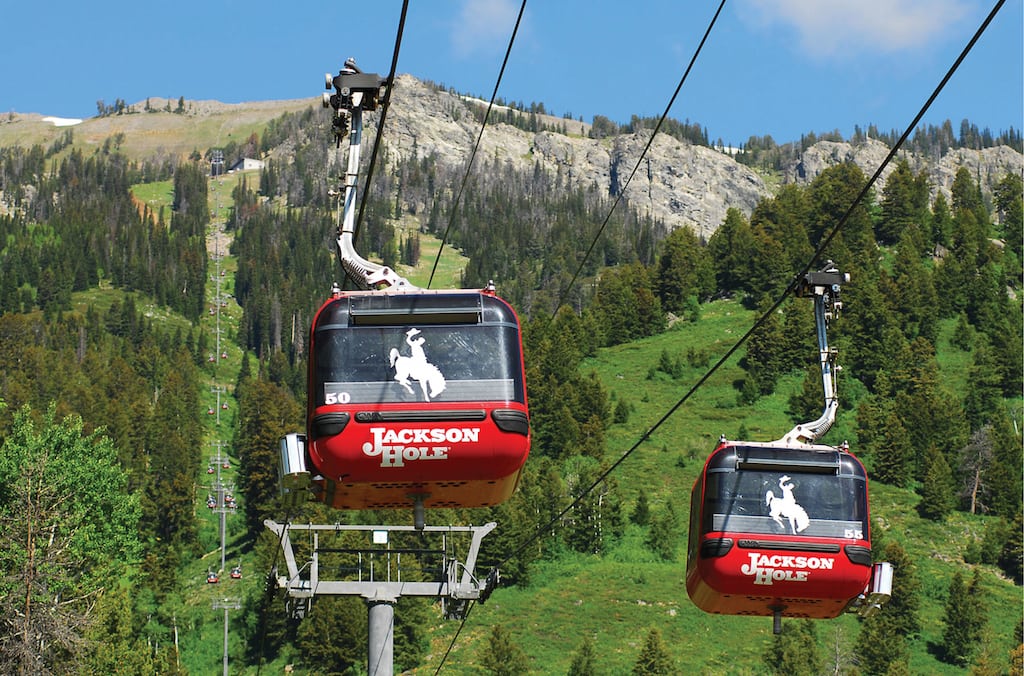 Wyoming Tourism has heavily promoted summer travel at the state's ski resorts.
