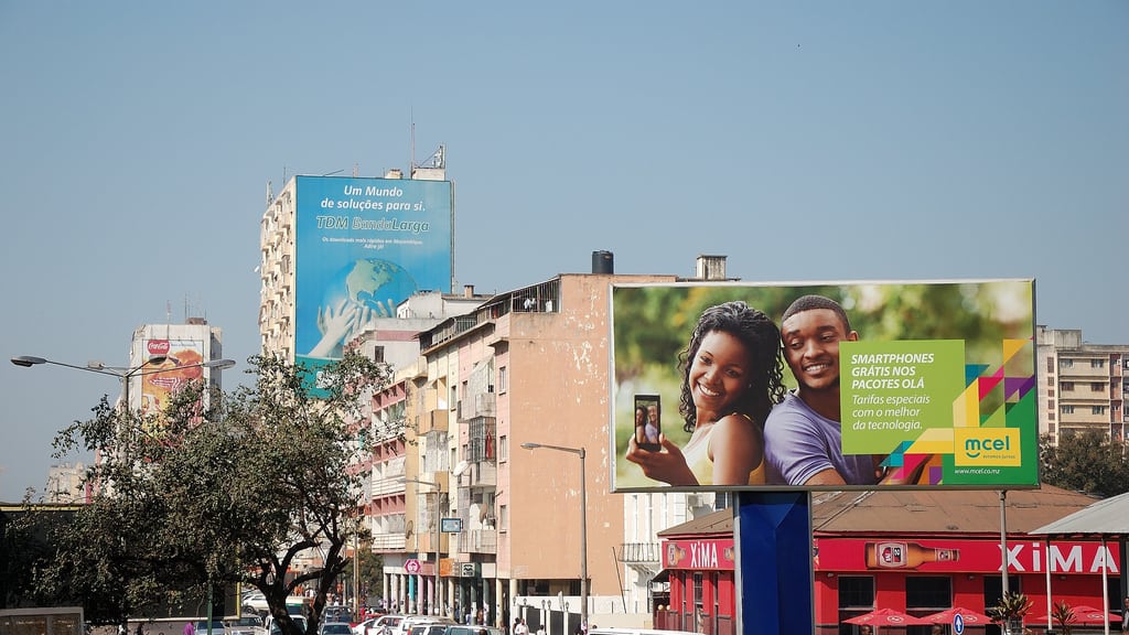 Downtown Maputo, Mozambique. 