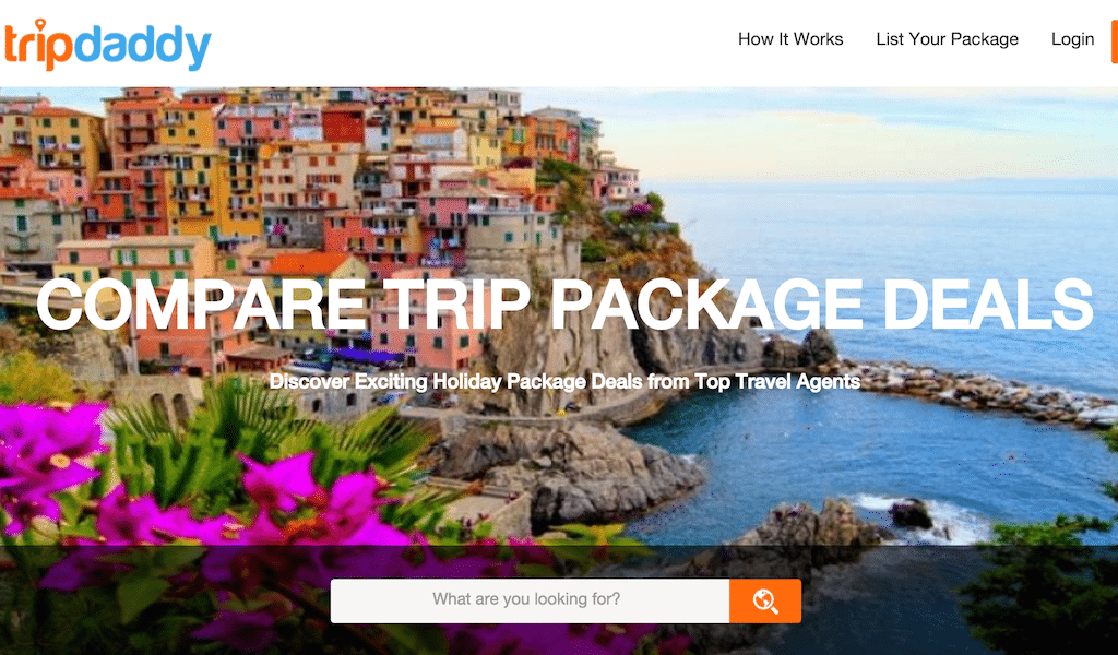 tripdaddy sells all-inclusive vacation packages for Indian travelers.
