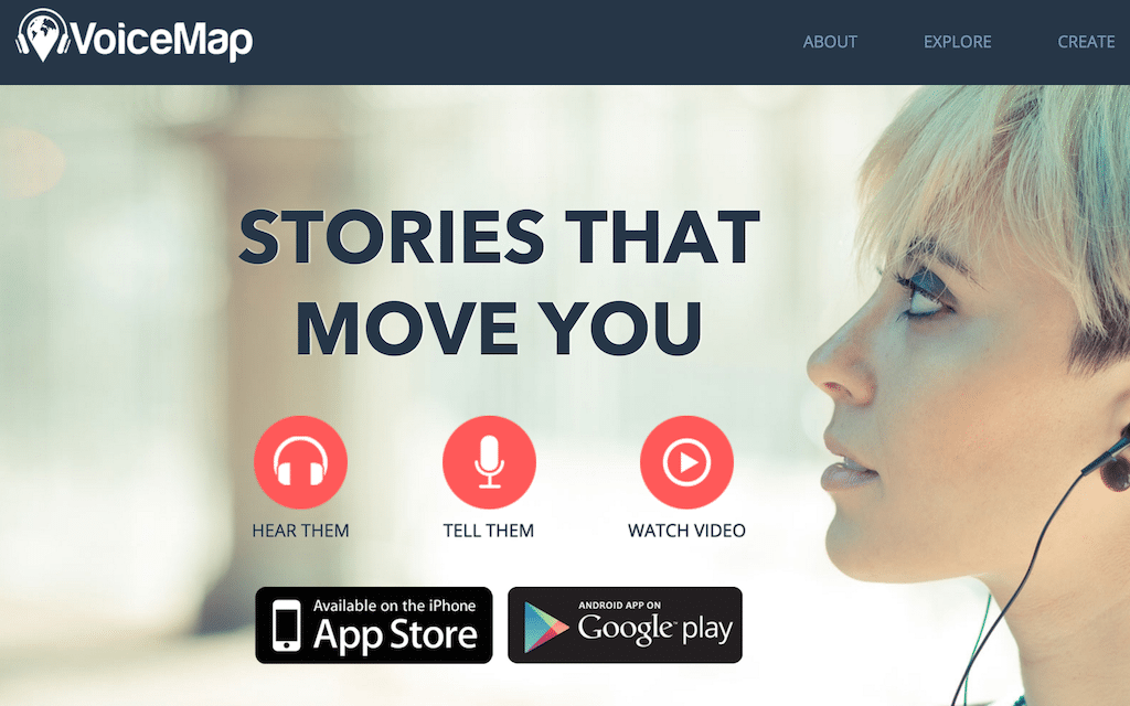 VoiceMap is a mobile app for audio tours.