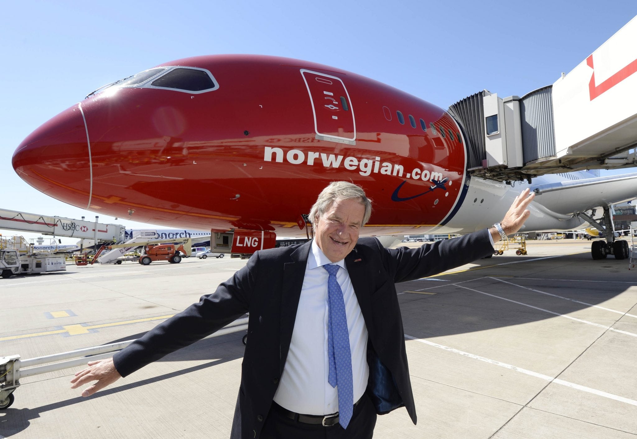 Norwegian Air CEO Bjørn Kjos said his airline's low cost, long haul model would not work without the Boeing 787. "We couldn't get the figures to add up," with any other plane, he said.