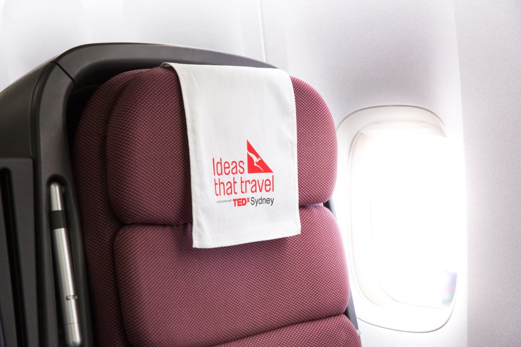 Qantas 'Ideas That Travel' flight to San Francisco will promote Australian startups and host the world's first TEDx Tech Talk in the sky.