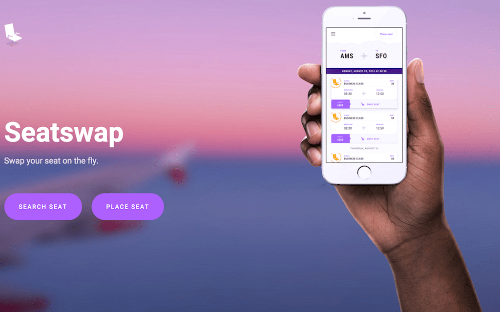 Seatswap is a mobile app for swapping seats with other travelers.