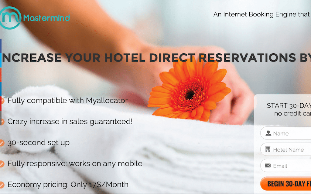 Mastermind helps hotels grow their direct bookings.