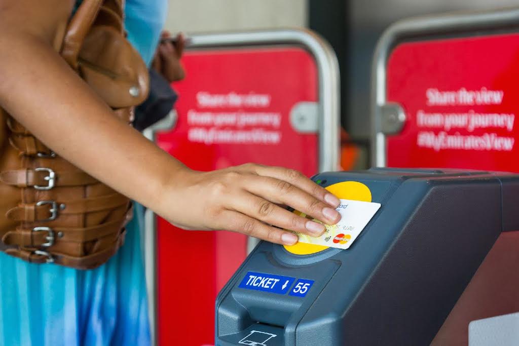 Travelers can pay for London tube fare using their credit cards and Apple Pay as part of the contact-less system implemented across that city's transportation network.