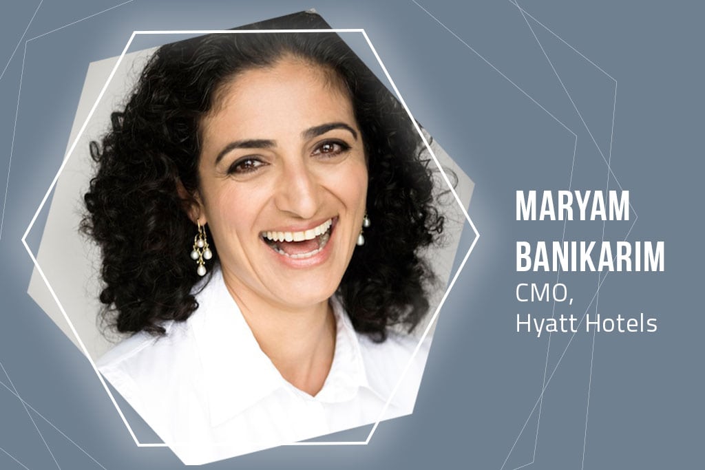 Maryam Banikarim, CMO of Hyatt.