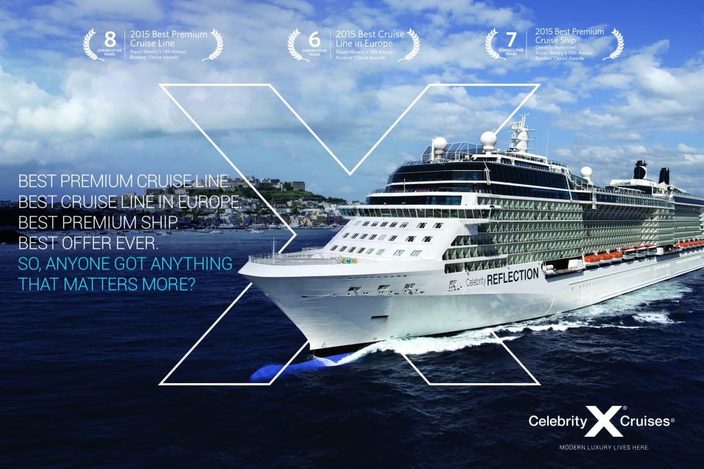 Celebrity is one of several cruise lines that have updated their branding this year.