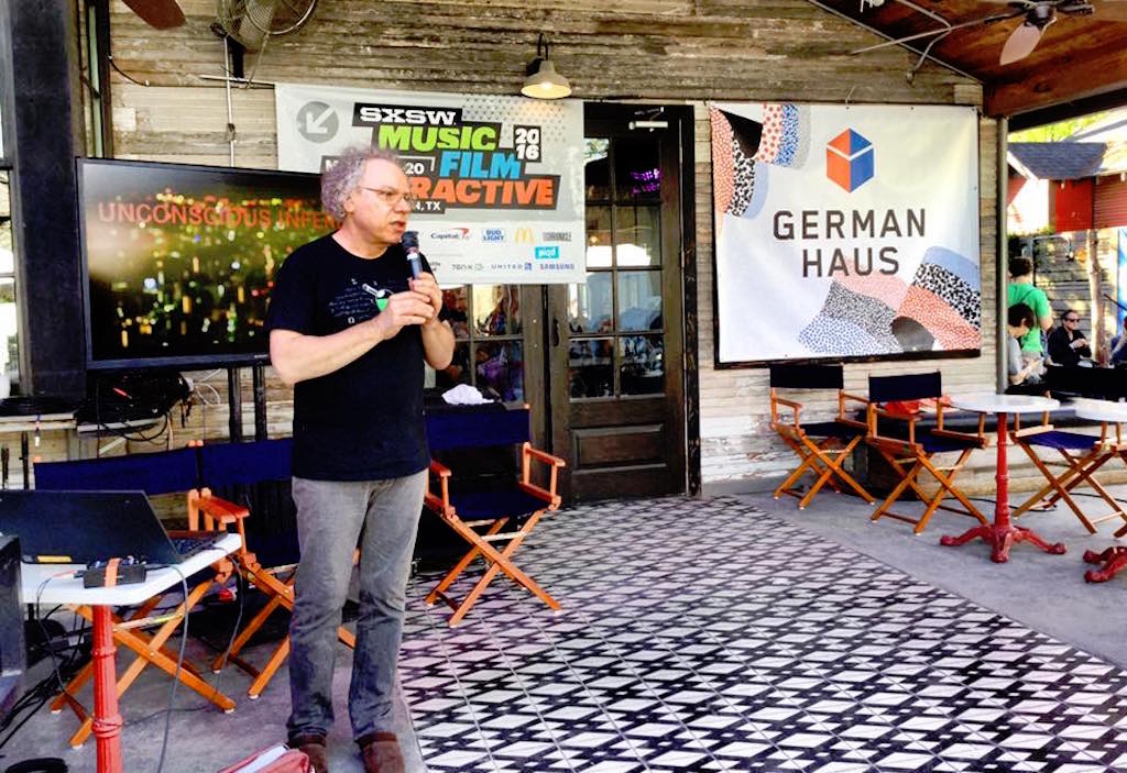 Alexander Mankowsky, head of future studies & ideation at Daimler AG, discusses "The Self Driving Car of the Future" at the German Haus at SXSW 2016.