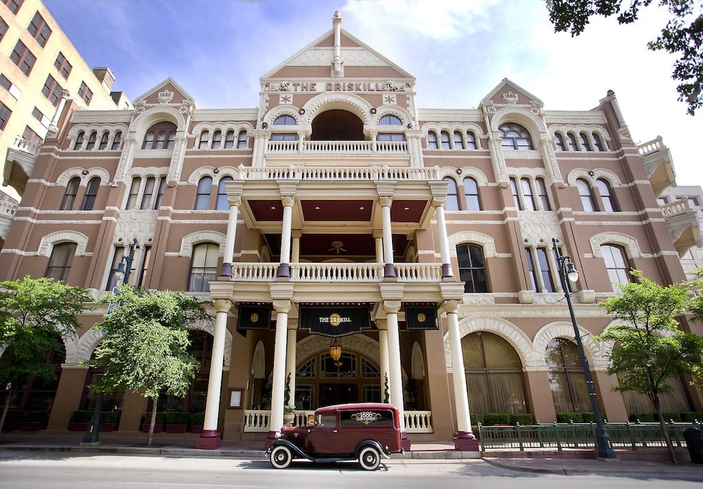 The Driskill Hotel in Austin, Texas is one of the founding members of The Unbound Collection by Hyatt.