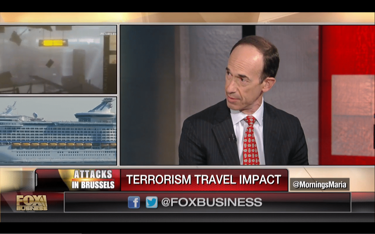 Adam Goldstein appeared on Fox Business to talk about topics including fuel price, Cuba, and the impact of terror on travel.
