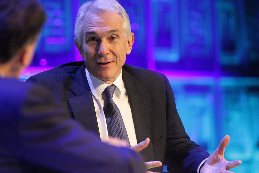 Tony Tyler, Director General, IATA, speaking at the WTTC Global Summit 2015. 