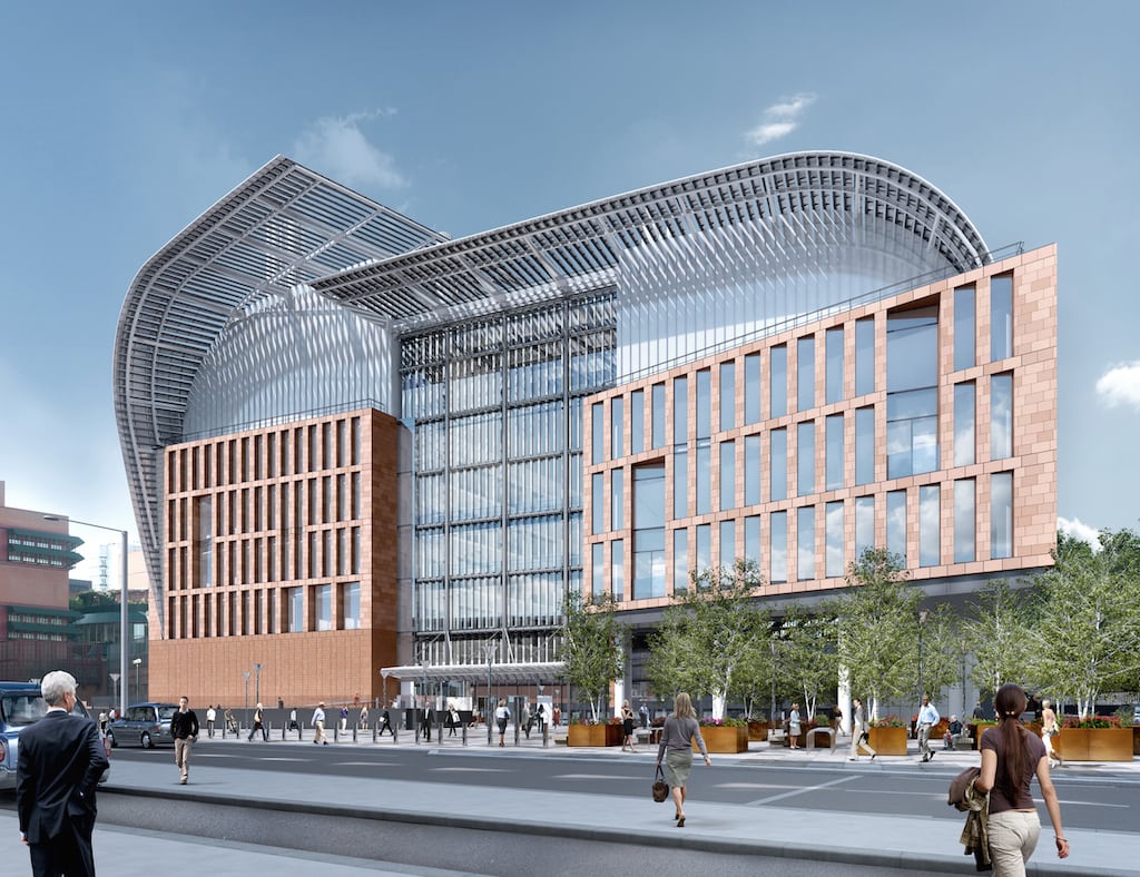 A rendering of The Francis Crick Institute opening this year in London.