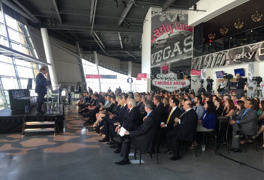 The Las Vegas GMID panel took place at the new T-Mobile Arena.