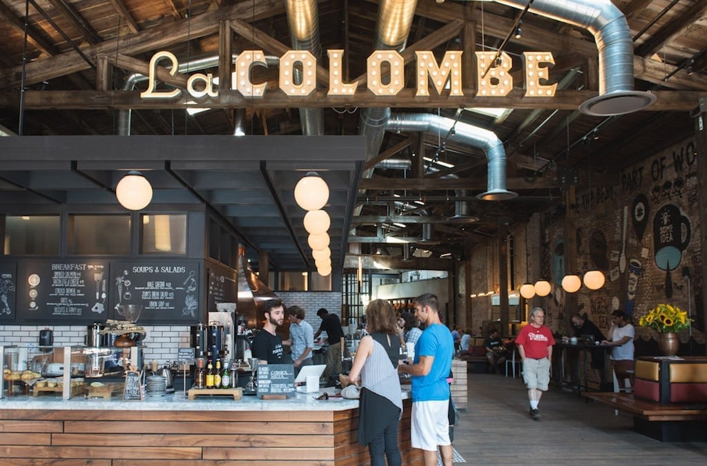 La Colombe in Philadelphia's Fishtown neighborhood represents the trendy image that the city wants to promote at the DNC.