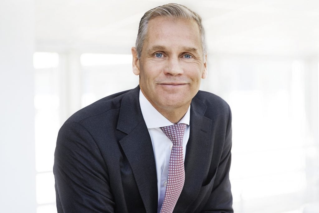 SAS CEO Rickard Gustafson. 