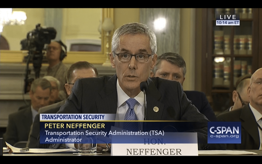 TSA administrator Peter Neffenger addresses Congress on April 6, 2016.