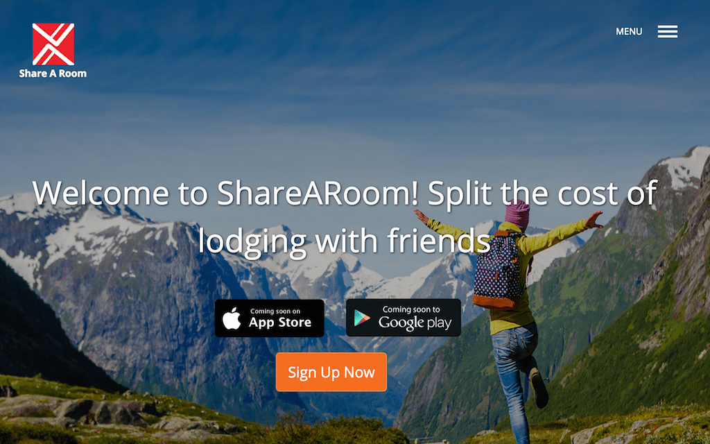 ShareARoom lets travelers split hotel costs with friends.