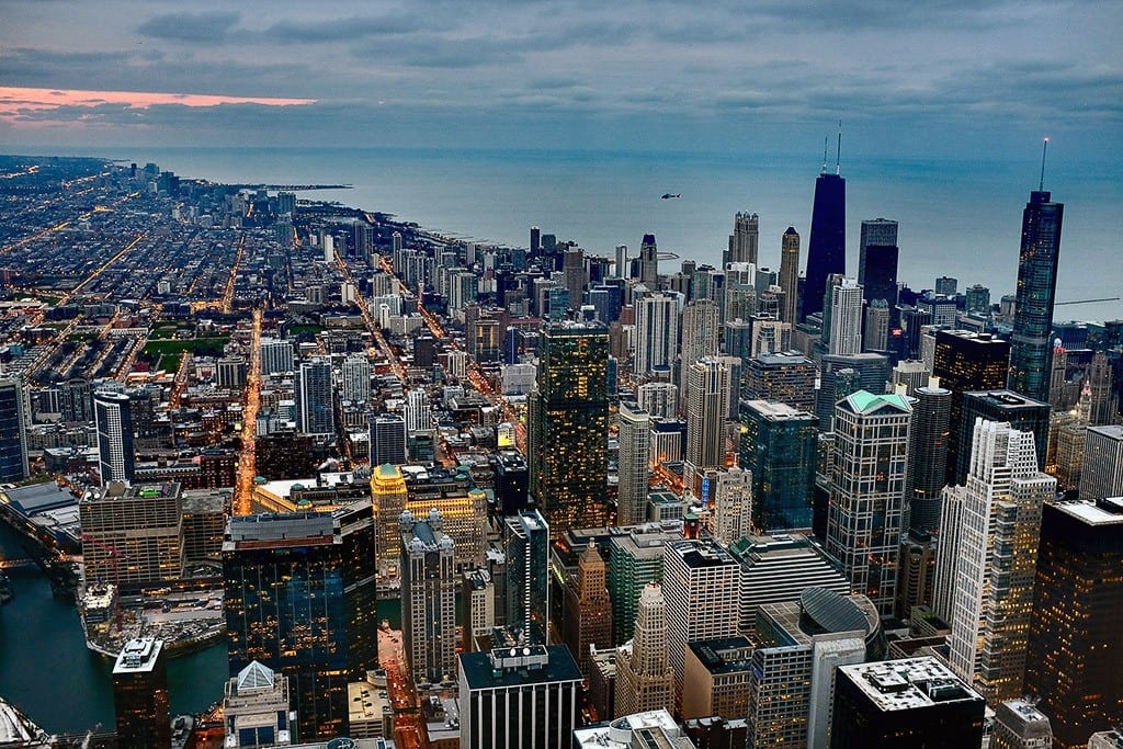 Skyline of Chicago, IL. DMAI's DestinationNEXT program is designed to bring a city's private and public stakeholders together to formulate destination marketing strategy. 