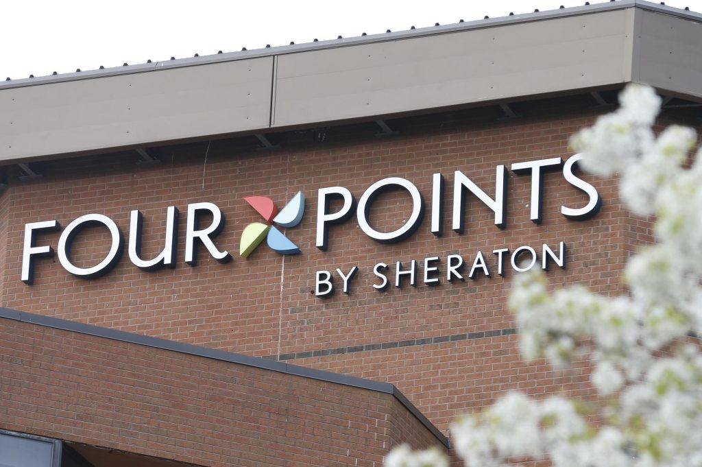 The Four Points Sheraton Hotel in Richmond, Va. Anbang said Thursday, March 31, 2016, it is dropping its $15 billion offer to acquire Starwood Hotels. The abrupt end of its pursuit clears the way for Marriott to close its purchase of Starwood. 