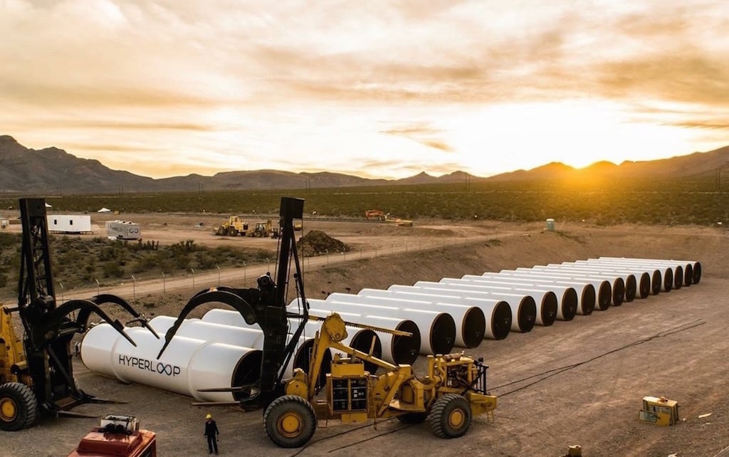 Hyperloop One is testing the first-ever hyperloop propulsion systems this week.