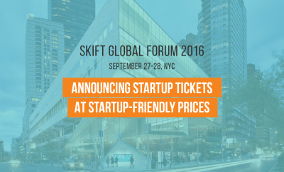 Skift Global Forum 2016: Announcing Startup-Friendly Pricing
