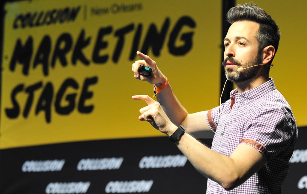 SEO visionary Rand Fishkin was a headliner at the Collision conference in New Orleans.