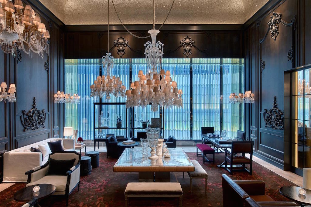 The Baccarat Hotel in New York City. 